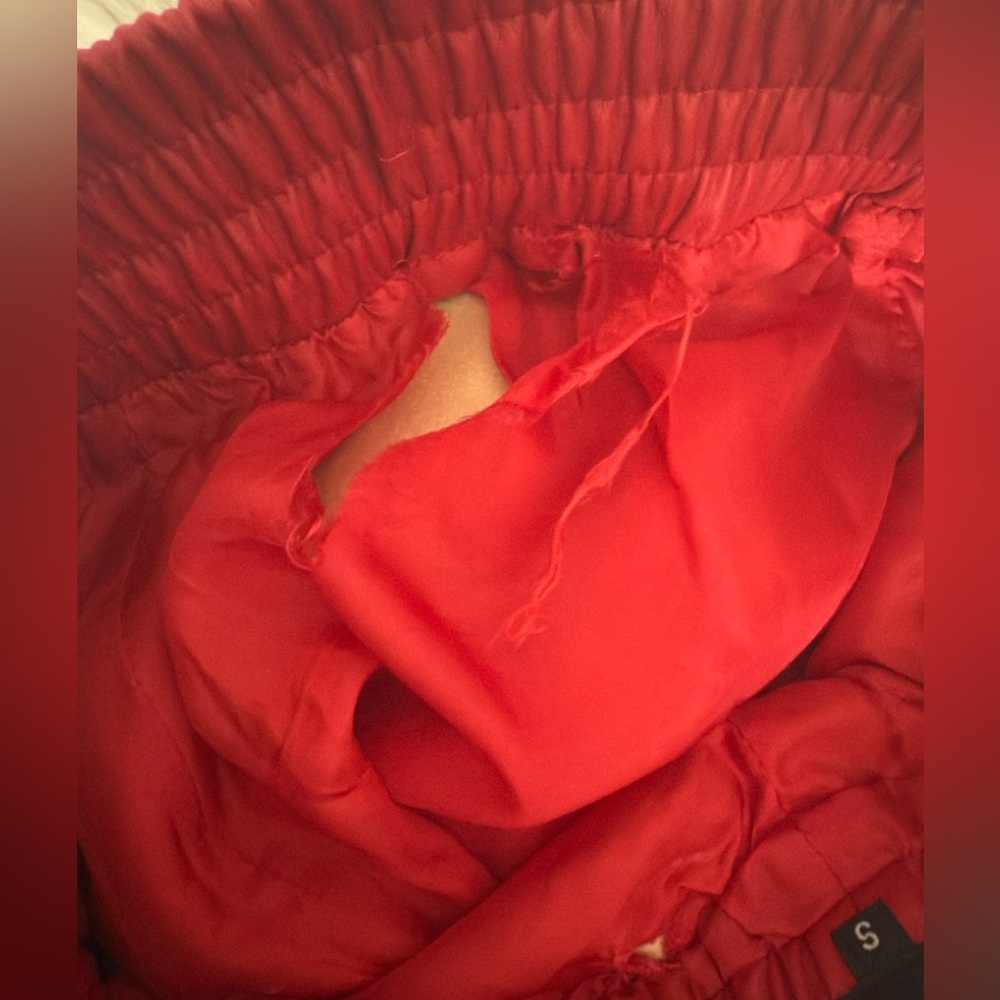 The Skinny’s Red faux leather Women's boxer Shorts size small - Picture 8 of 10